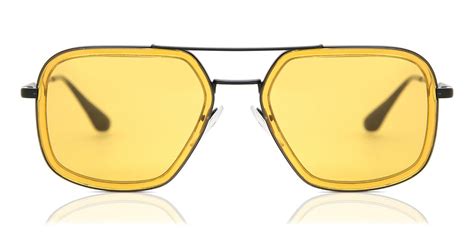 prada pr 57xs 03a0b7|Prada PR 57XS 03A0B7 Sunglasses Transparent Orange .